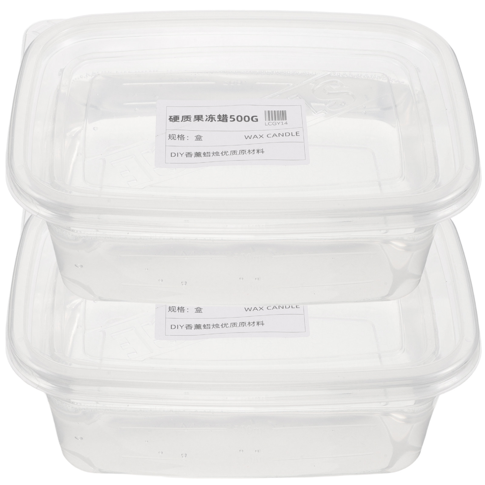 Candle Making Gel Wax - キャンドル作り用クリアジェルワックス 1kg/2.2lb 透明ジェルワックス 高密度素材 DIY手作り香り付きキャンドルカップ用品