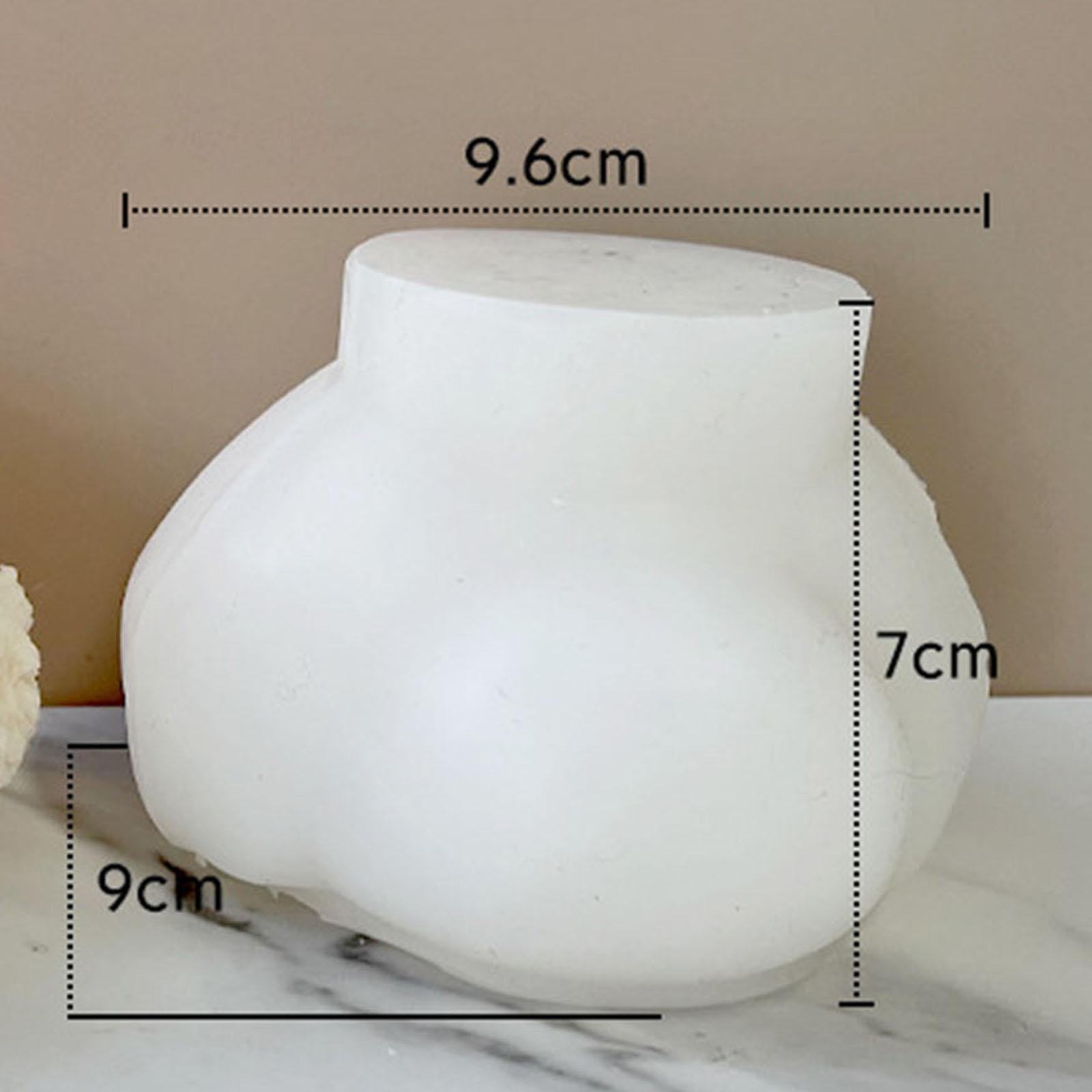 Candle Making Gel Wax - テディヘッドキャンドルシリコンモールド手作りワックスソープモールド粘土クラフトキャンドル作り