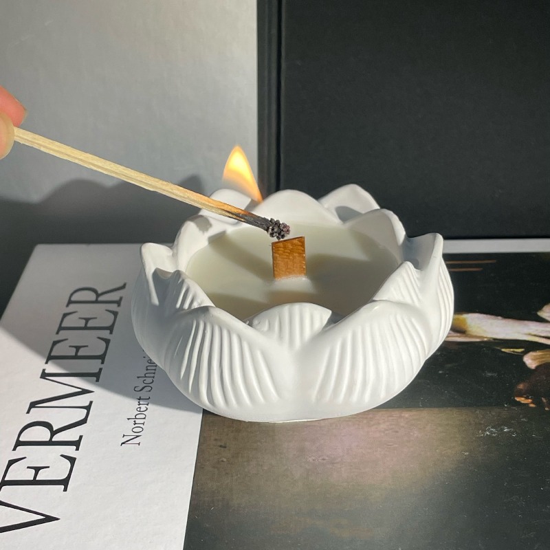3D蓮キャンドルホルダー シリコンモールド DIY蓮ボウルジ - Candle Making Process のレビューと価格