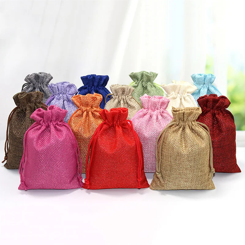 50 個 13X18CM/10X14CM/9X12CM/7X - Jute Bag Packaging のレビューと価格