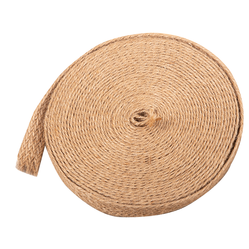 10 メートル/ロール平編みジュートコード自然ジュート編組リ - Jute Bag Packaging のレビューと価格