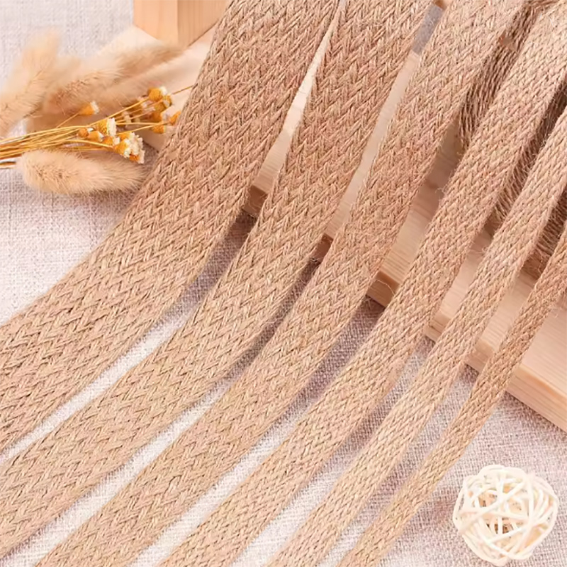 10 メートル/ロール平編みジュートコード自然ジュート編組リ - Jute Bag Packaging のレビューと価格