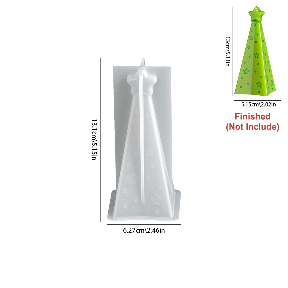 シリコン製クリスマスコーンキャンドル型 クリスタルエポキシ樹 - Candle Making Kit Xmas のレビューと価格
