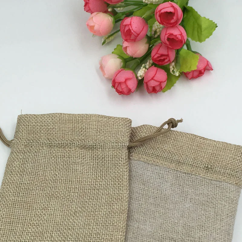 10 × 14 センチメートル 300 個ジュートバッグクリ - Jute Bag Packaging のレビューと価格