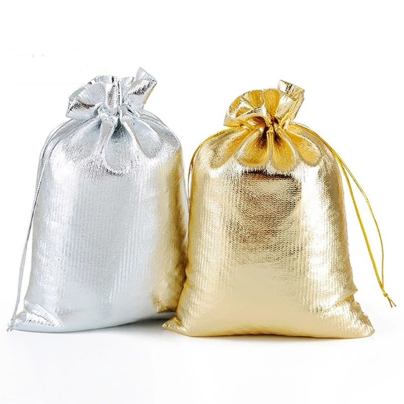 調節可能なシルバーとゴールドのカラーのジュエリーバッグ,パー - Jute Bag Packaging のレビューと価格