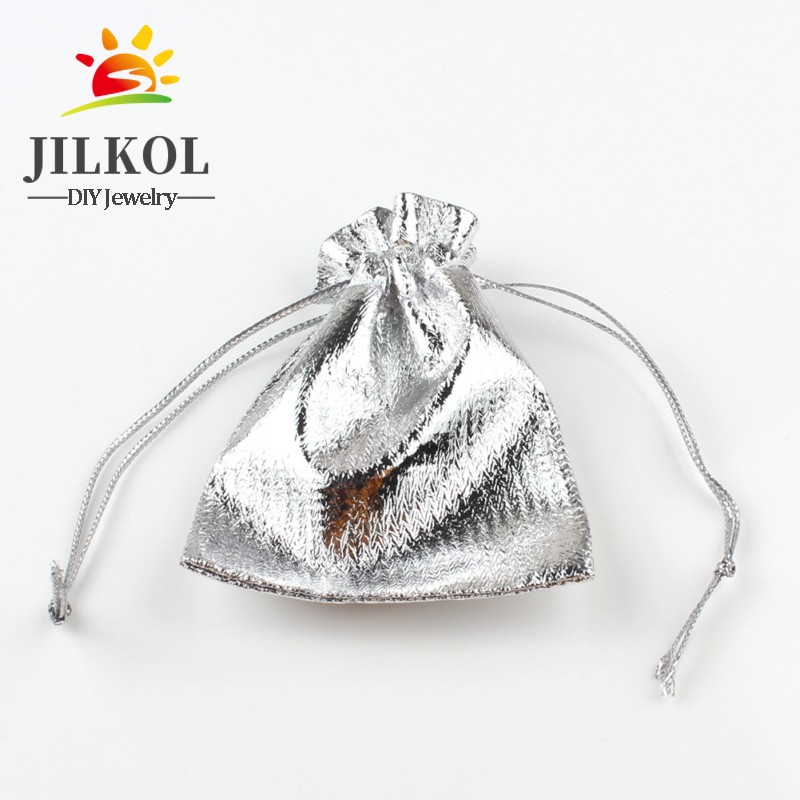 調節可能なシルバーとゴールドのカラーのジュエリーバッグ,パー - Jute Bag Packaging のレビューと価格