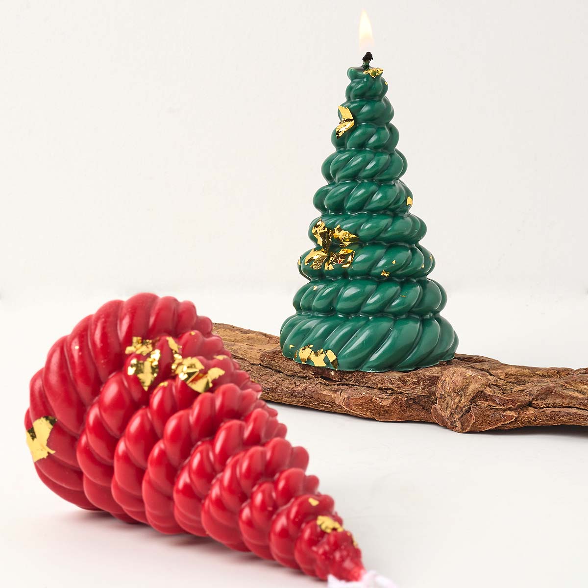 3D麻ロープクリスマスツリーシリコンキャンドル型、DIYクリ - Candle Making Kit Xmas のレビューと価格