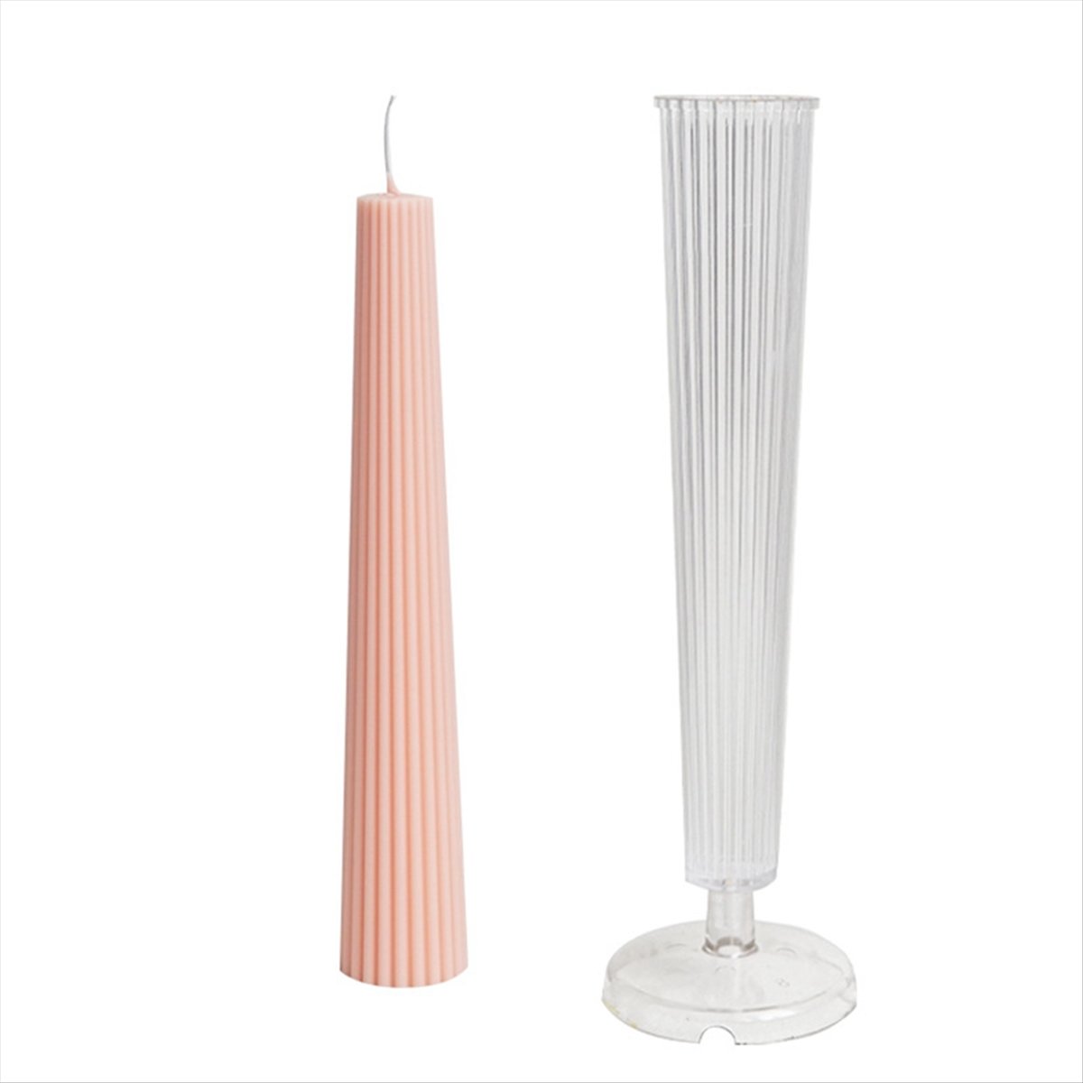 *ABAB ストライプ柄ロングポール円柱アロマキャンドルモー - Candle Making Kit のレビューと価格
