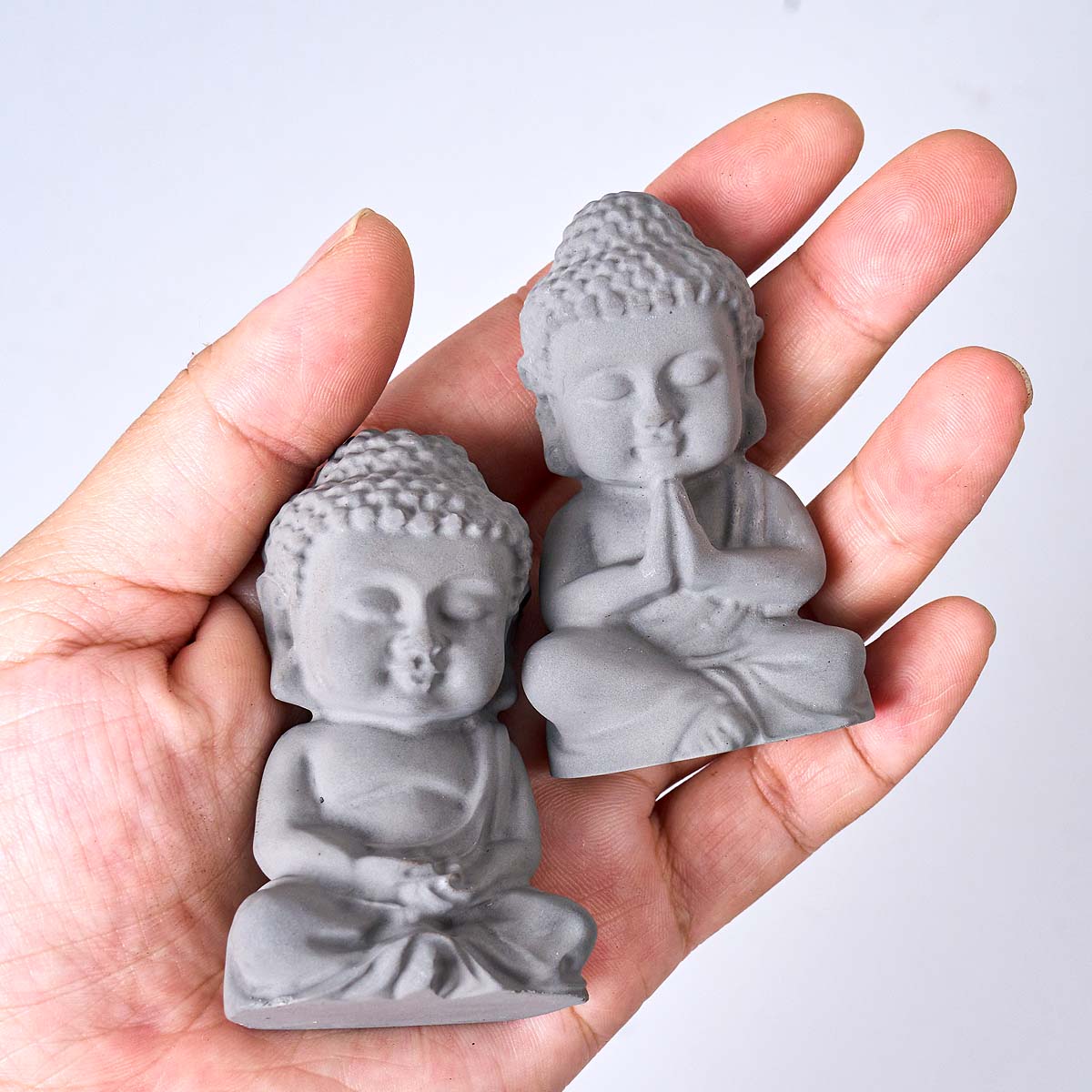 3D 仏陀シリコーンキャンドルモールド DIY 禅形状石膏エ - Candle Making Process のレビューと価格
