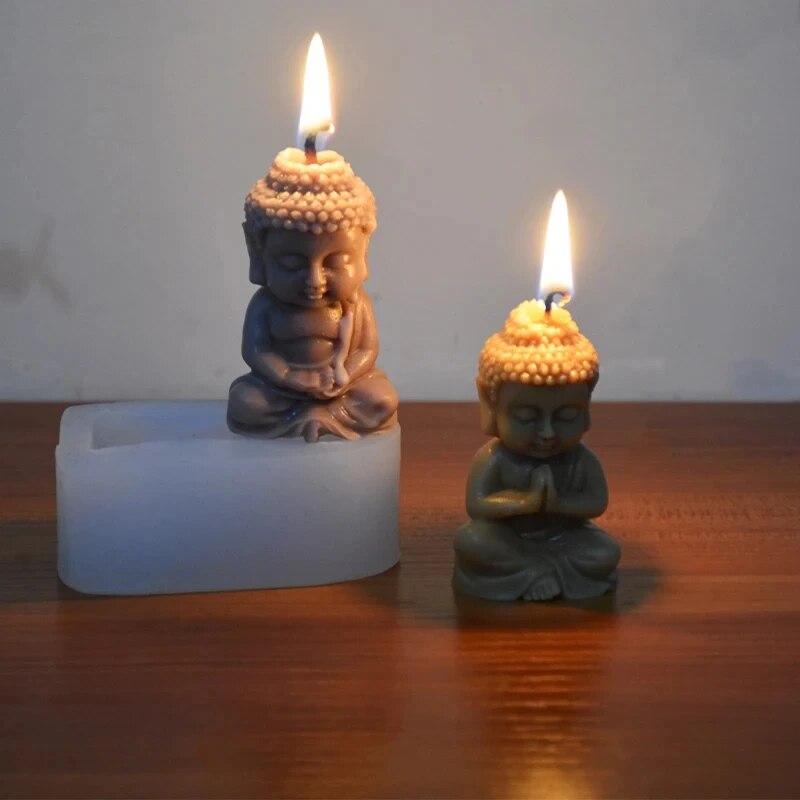 小さなルドラクシャ仏キャンドルシリコーン型 DIY 阿弥陀形 - Candle Making Gel Wax のレビューと価格