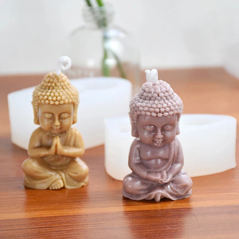 小さなルドラクシャ仏キャンドルシリコーン型 DIY 阿弥陀形 - Candle Making Gel Wax のレビューと価格