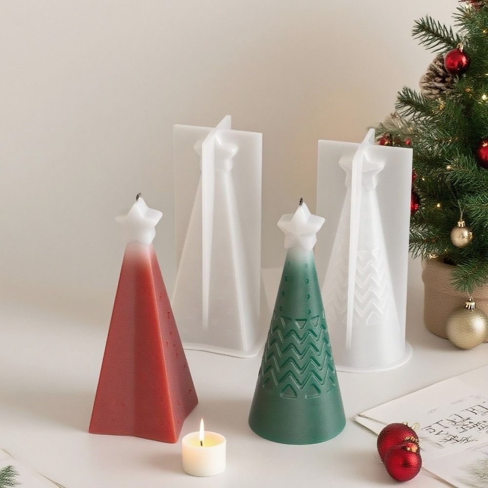 シリコーンクリスマスコーンキャンドルモールドクリスタルDIY - Candle Making Kit Xmas のレビューと価格