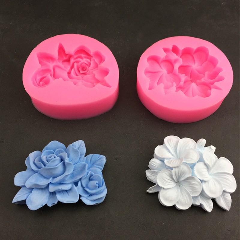フランジパニ ガーデニアの花 シリコンキャンドル型 DIY  - Candle Making Gel Wax のレビューと価格