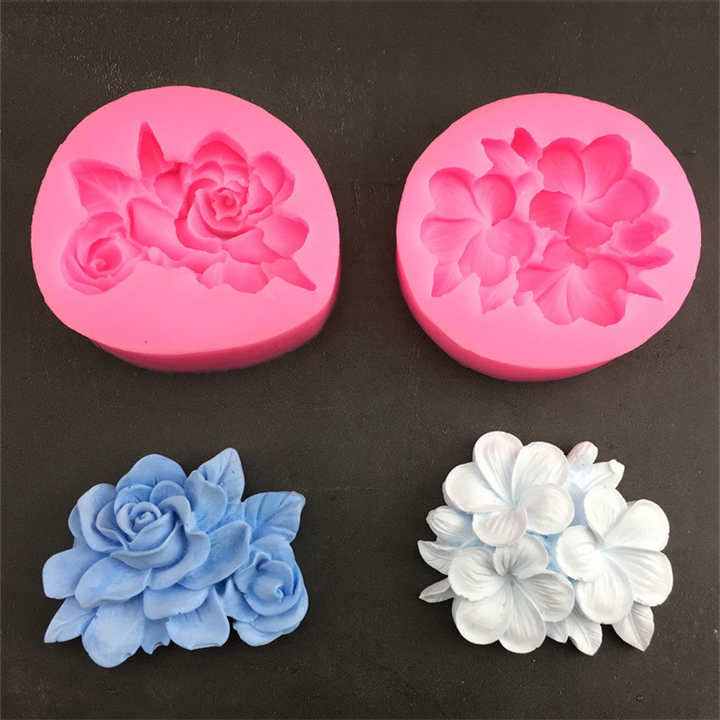 フランジパニ ガーデニアの花 シリコンキャンドル型 DIY  - Candle Making Gel Wax のレビューと価格